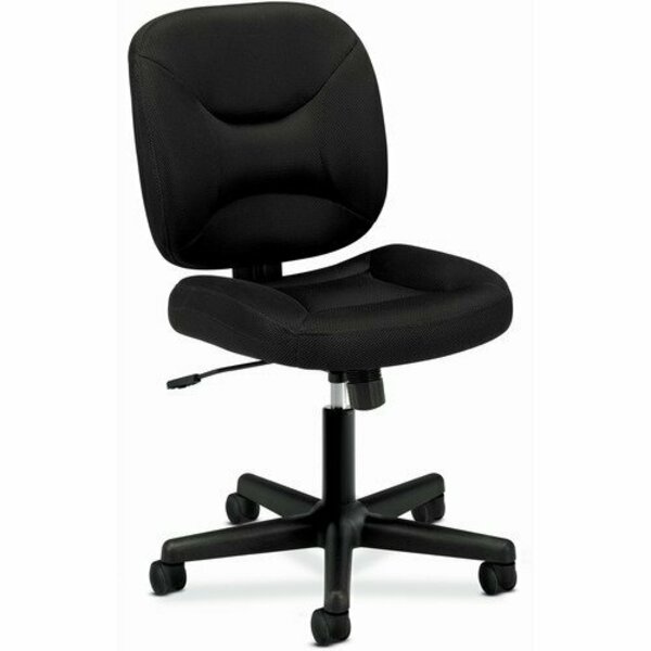 Hon Basyx VL210 LOW-BACK TASK CHAIR, SUPPORTS UP TO 250 LBS., BLACK SEAT/BLACK BACK, BLACK BASE BSXVL210MM10